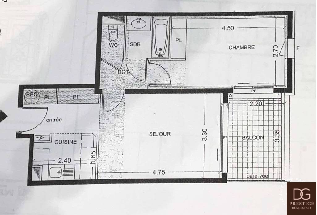 Appartement à louer, 44m², Cannes