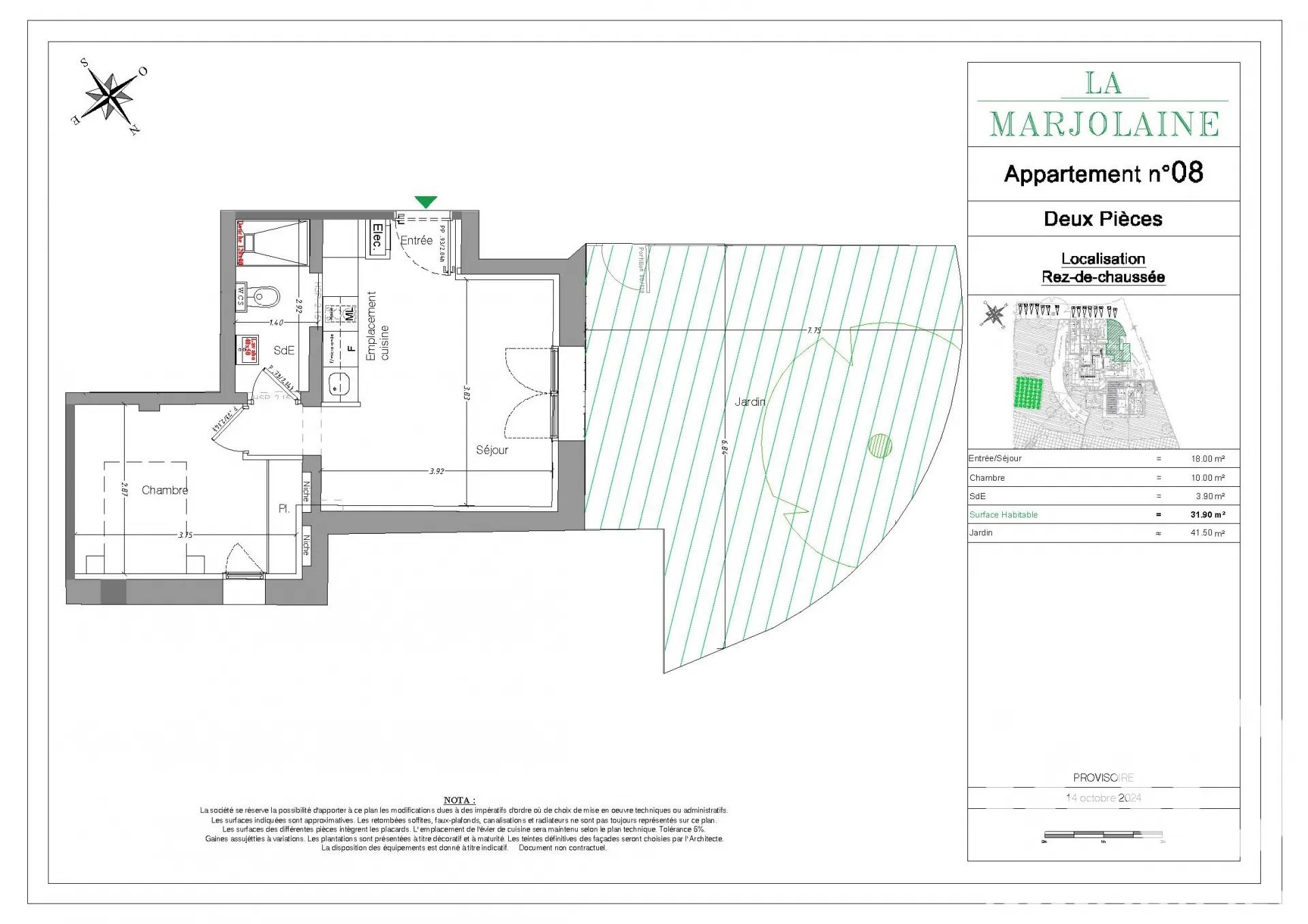 Appartement à vendre, 31m², Mouans-Sartoux