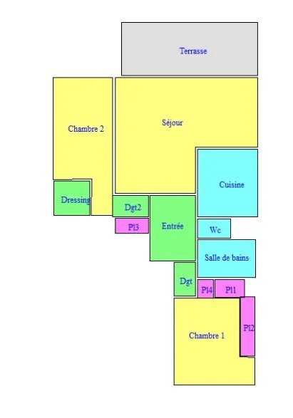 Appartement à vendre, 72m², Le Mesnil-Saint-Denis