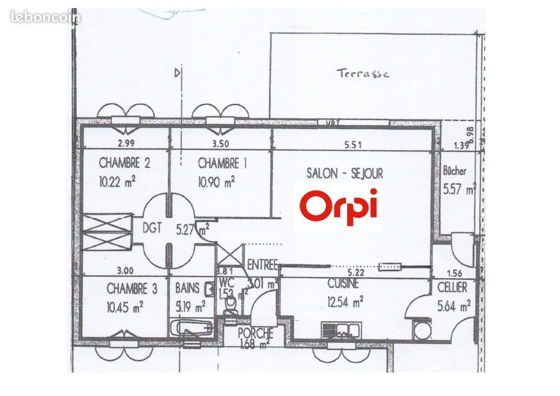 Maison à vendre, 92m², Vergeroux