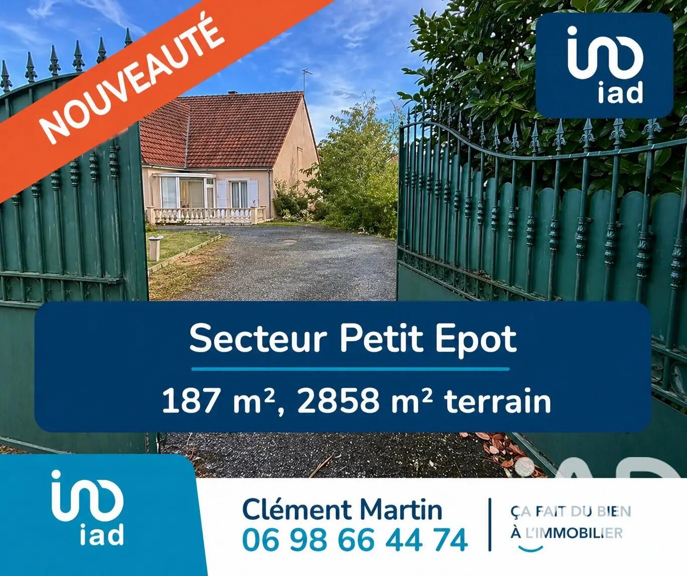 Maison à vendre, 187m², Le Poinçonnet
