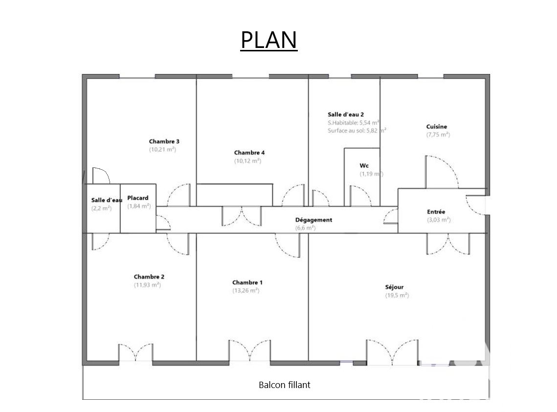 Appartement à vendre, 93m², Poitiers