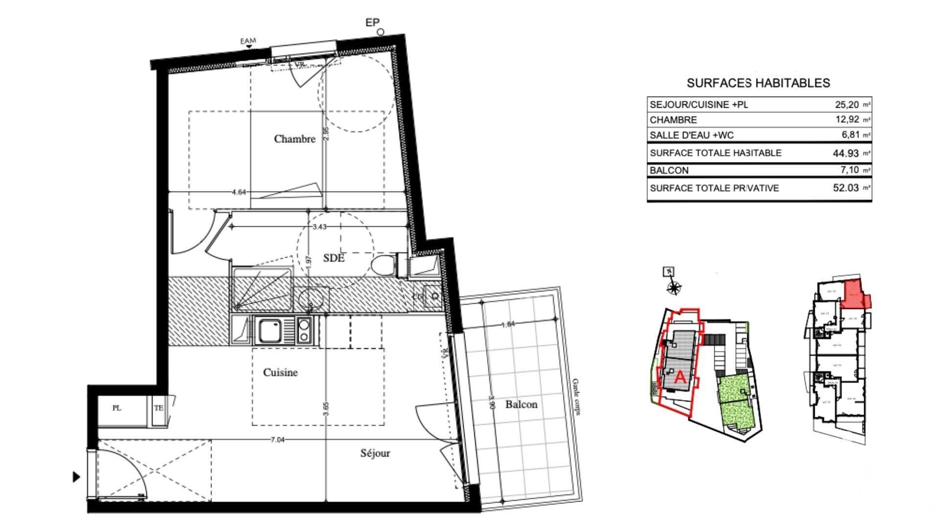 Appartement à vendre, 45m², Avignon