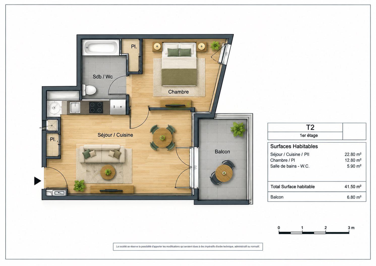 Appartement à vendre, 41m², Montpellier