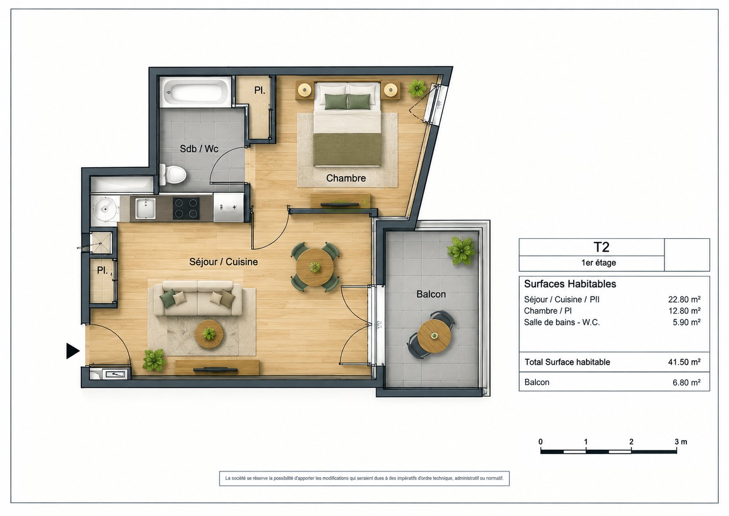 Appartement à vendre, 41m², Montpellier