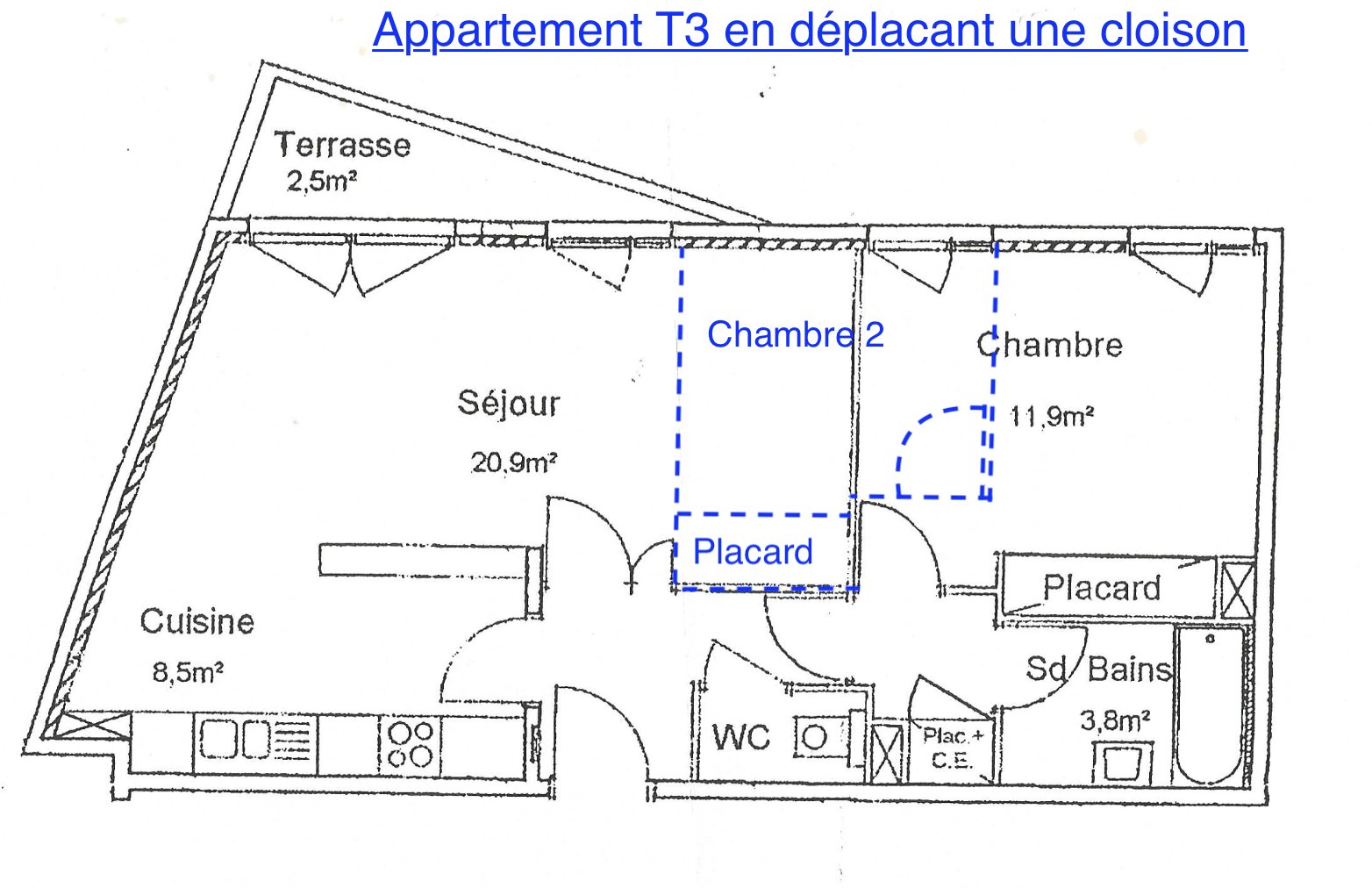Appartement à vendre, 53m², Châtenay-Malabry