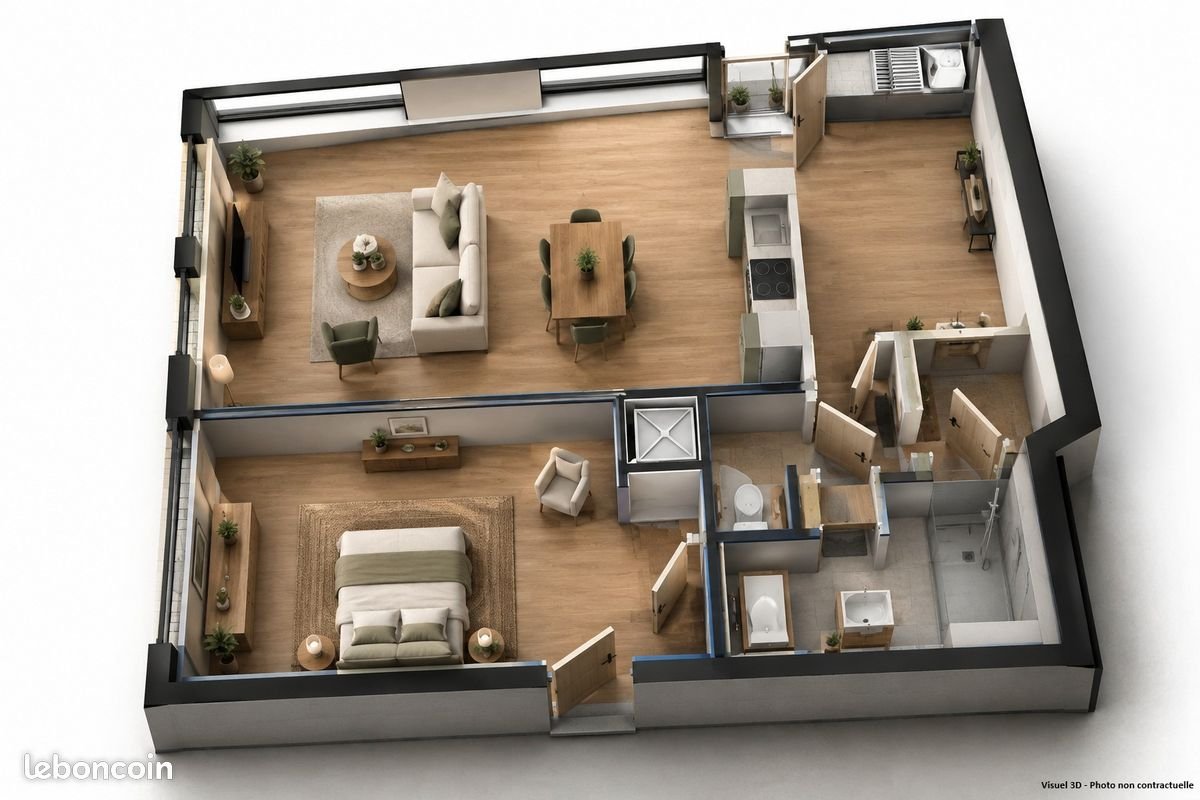 Appartement à vendre, 50m², Angers