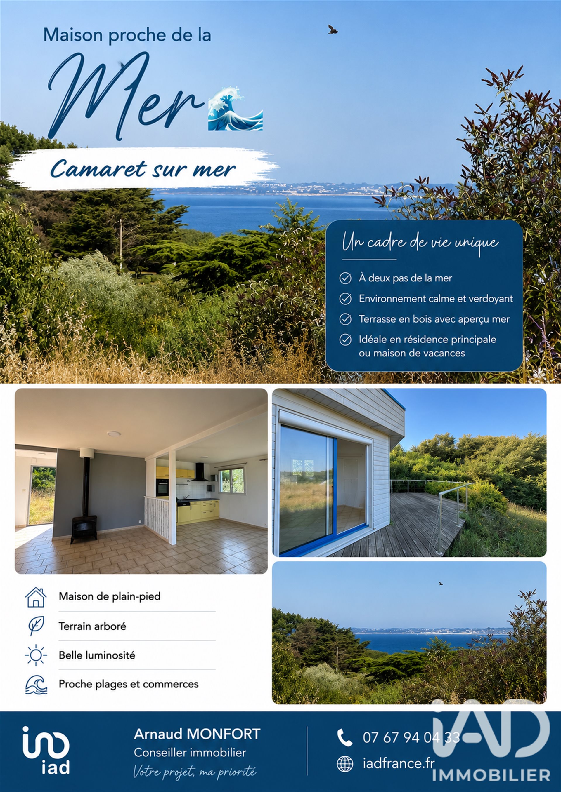 Maison à vendre, 93m², Camaret-sur-Mer