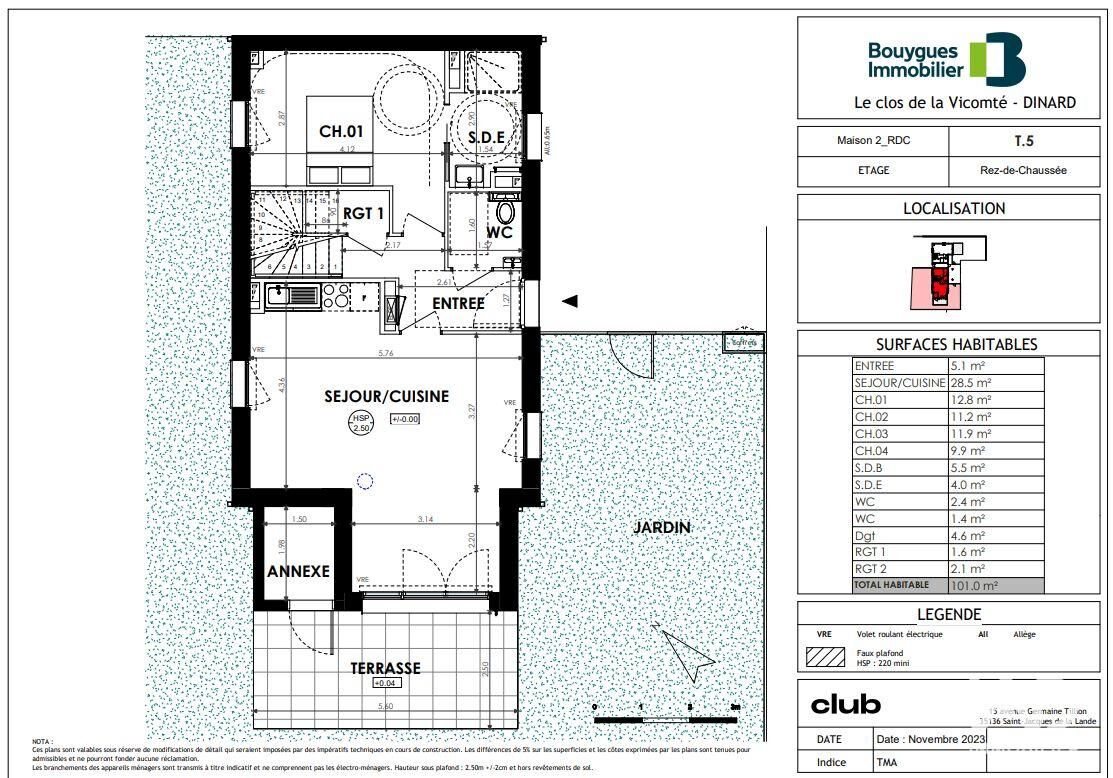 Maison à vendre, 101m², Dinard