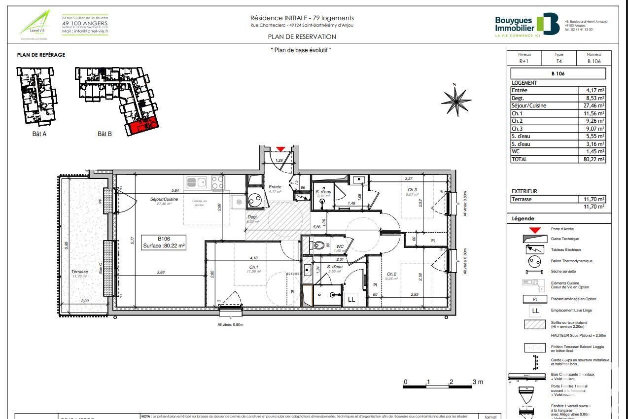 Appartement à vendre, 80m², Saint-Barthélemy-d'Anjou
