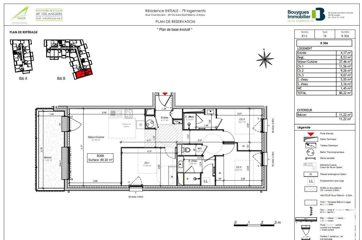 Appartement à vendre, 80m², Saint-Barthélemy-d'Anjou