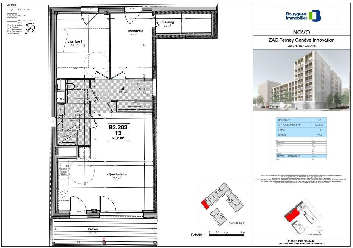 Appartement à vendre, 67m², Ferney-Voltaire