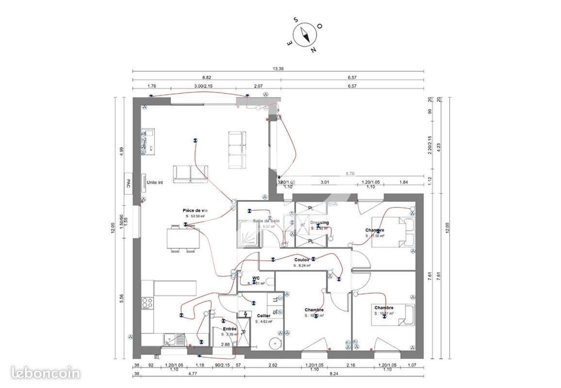Maison à vendre, 109m², Vermelles