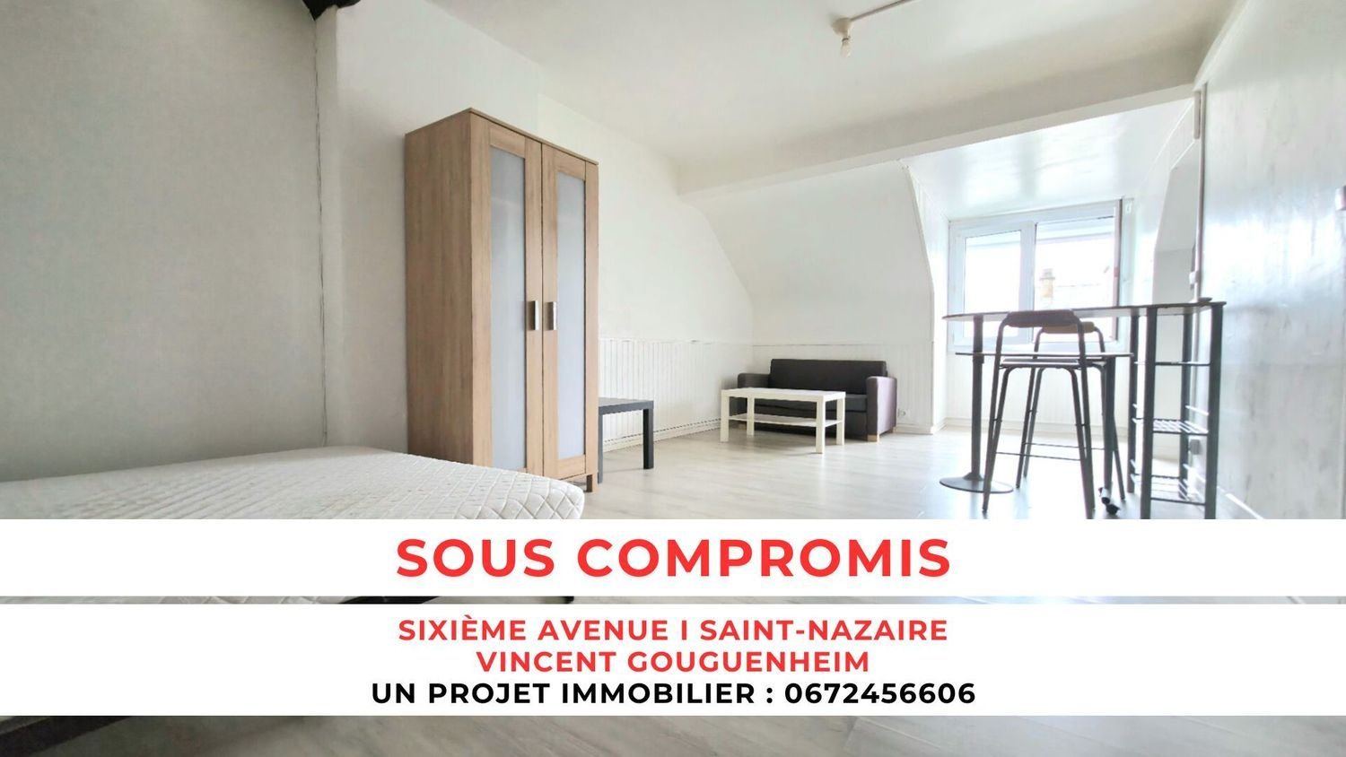 Appartement à vendre, 21m², Saint-Nazaire