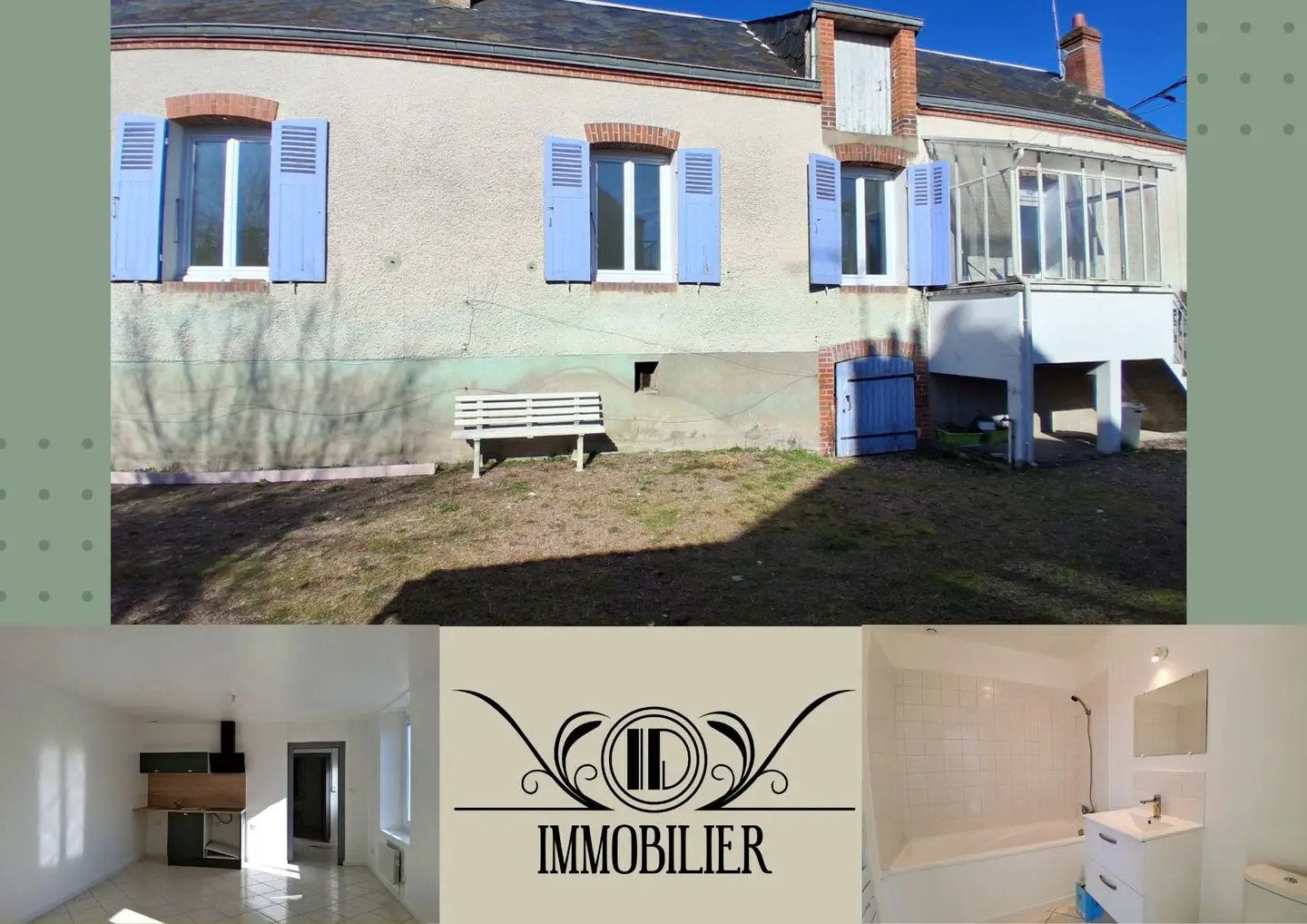 Maison à louer, 53m², Gien