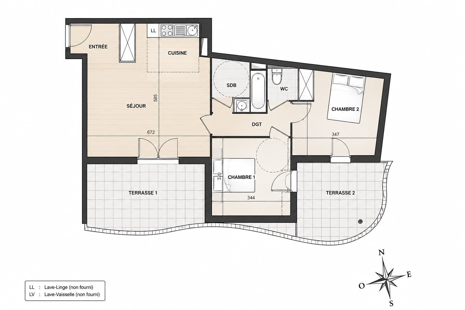 Appartement à vendre, 65m², Toulouse