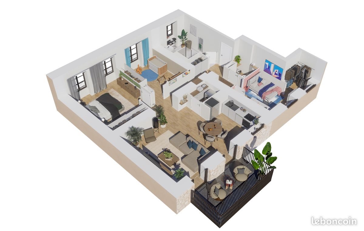 Appartement à vendre, 97m², Saint-Etienne