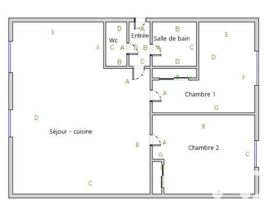 Appartement à vendre, 53m², Bourgoin-Jallieu