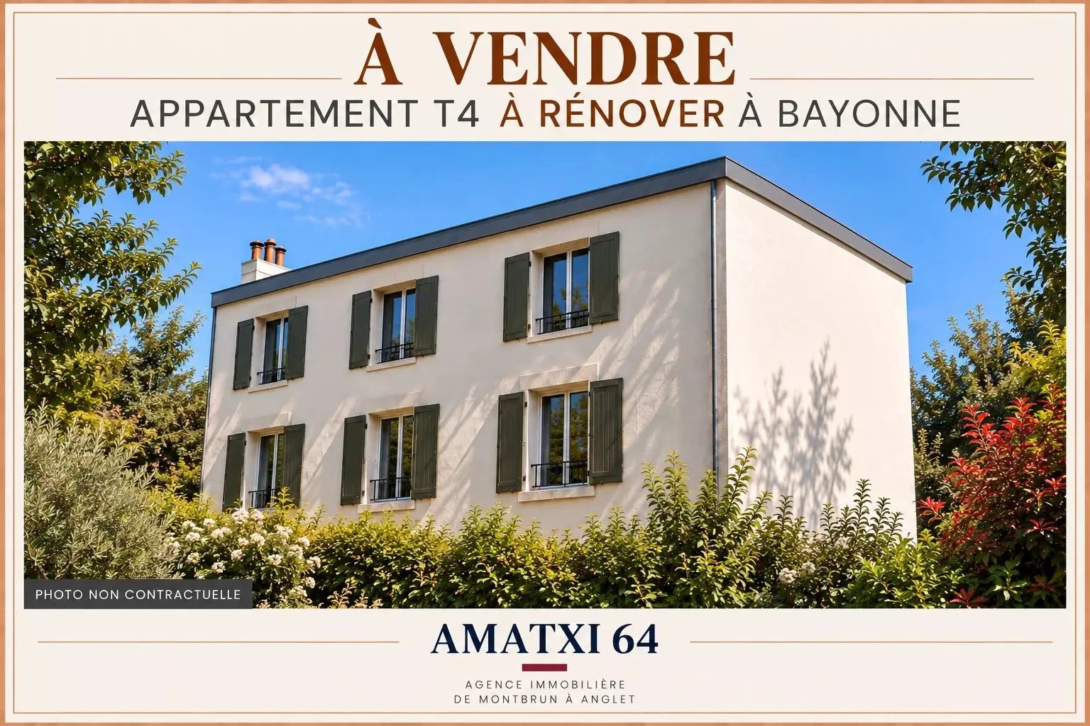 Appartement à vendre, 90m², Bayonne