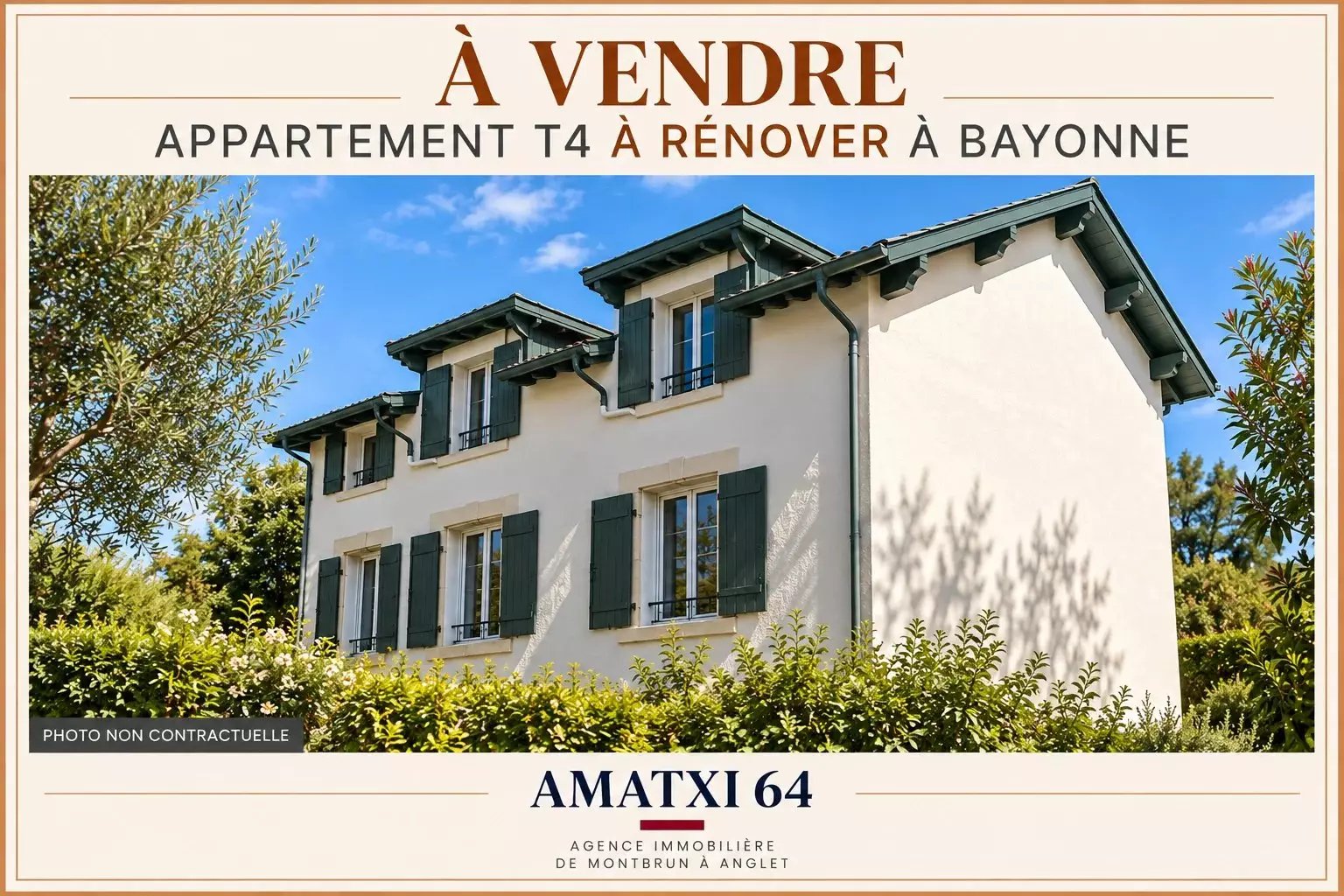 Appartement à vendre, 90m², Bayonne