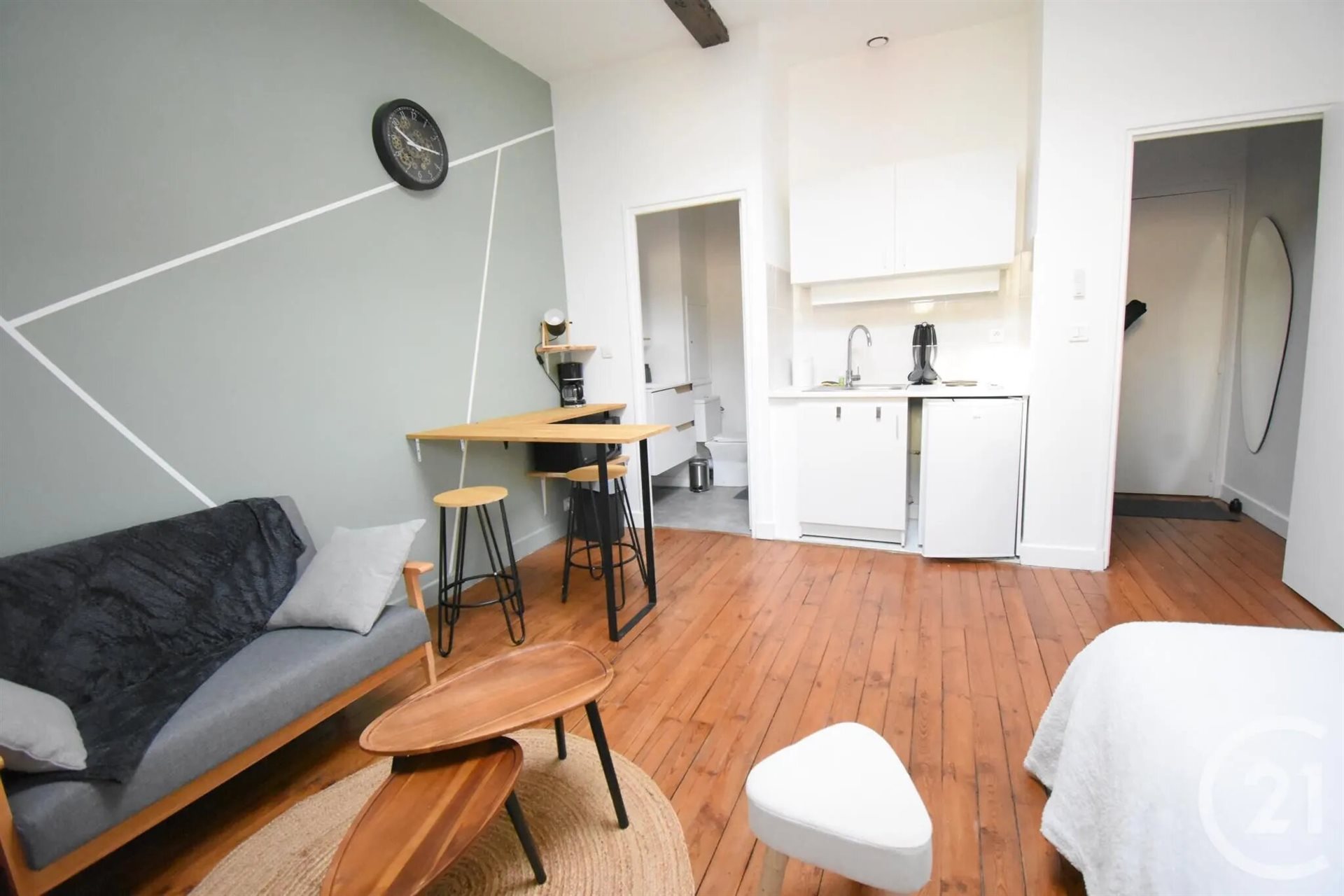 Appartement à vendre, 21m², Vichy