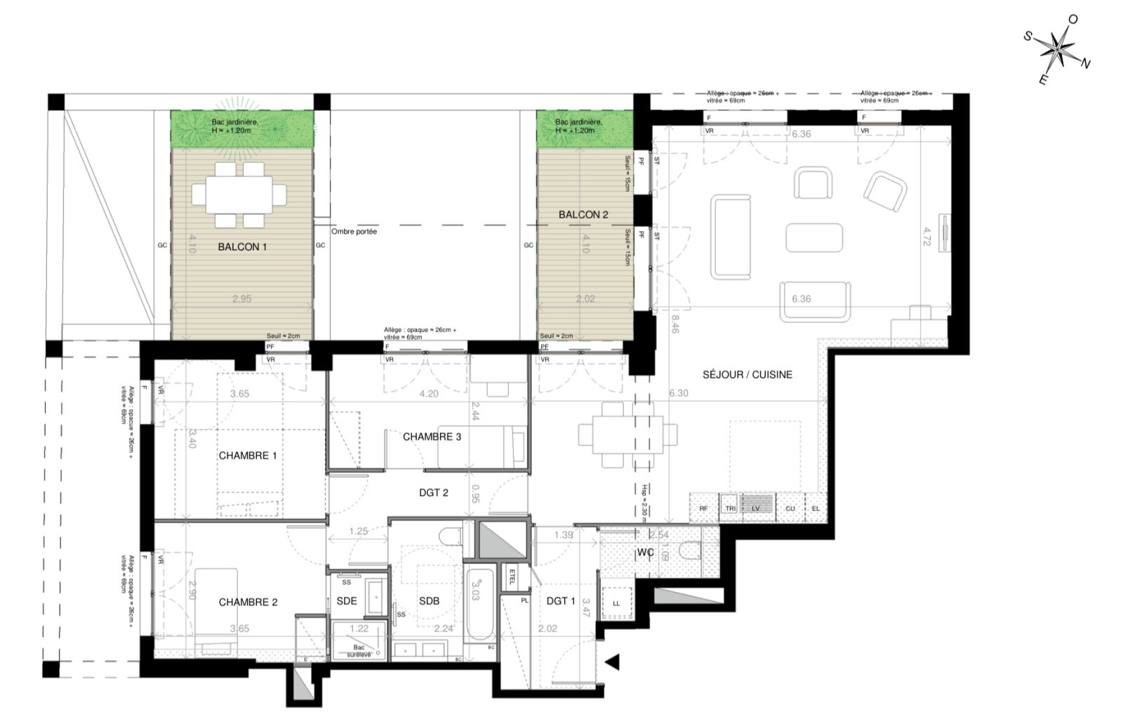 Appartement à vendre, 111m², Issy-les-Moulineaux
