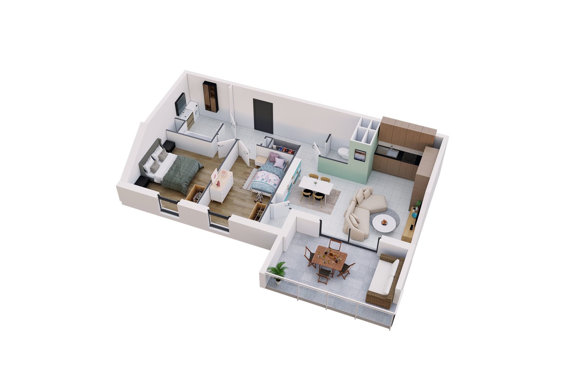 Appartement à vendre, 75m², Delle