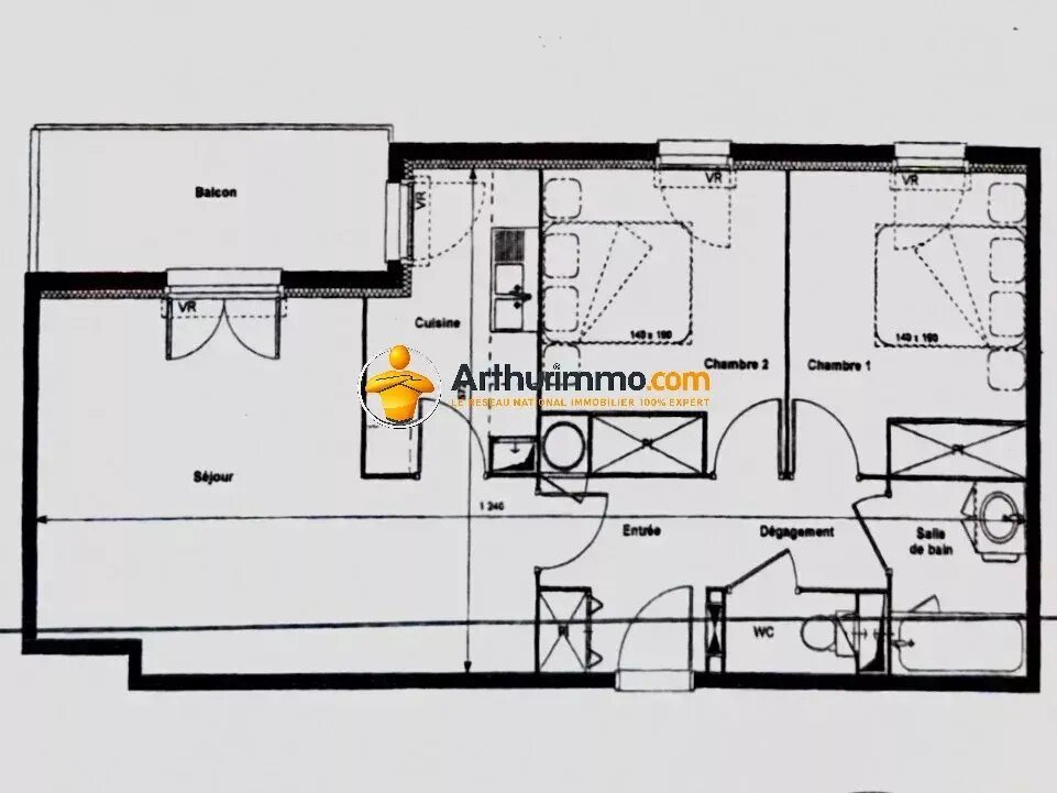 Appartement à vendre, 61m², La Ferté-Gaucher