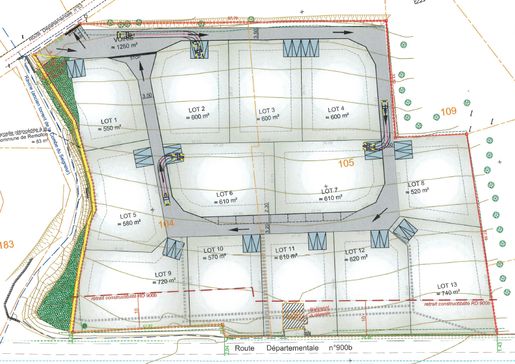 Terrain, terrain 520 m² — Remollon (Hautes-Alpes) · 69 000 €