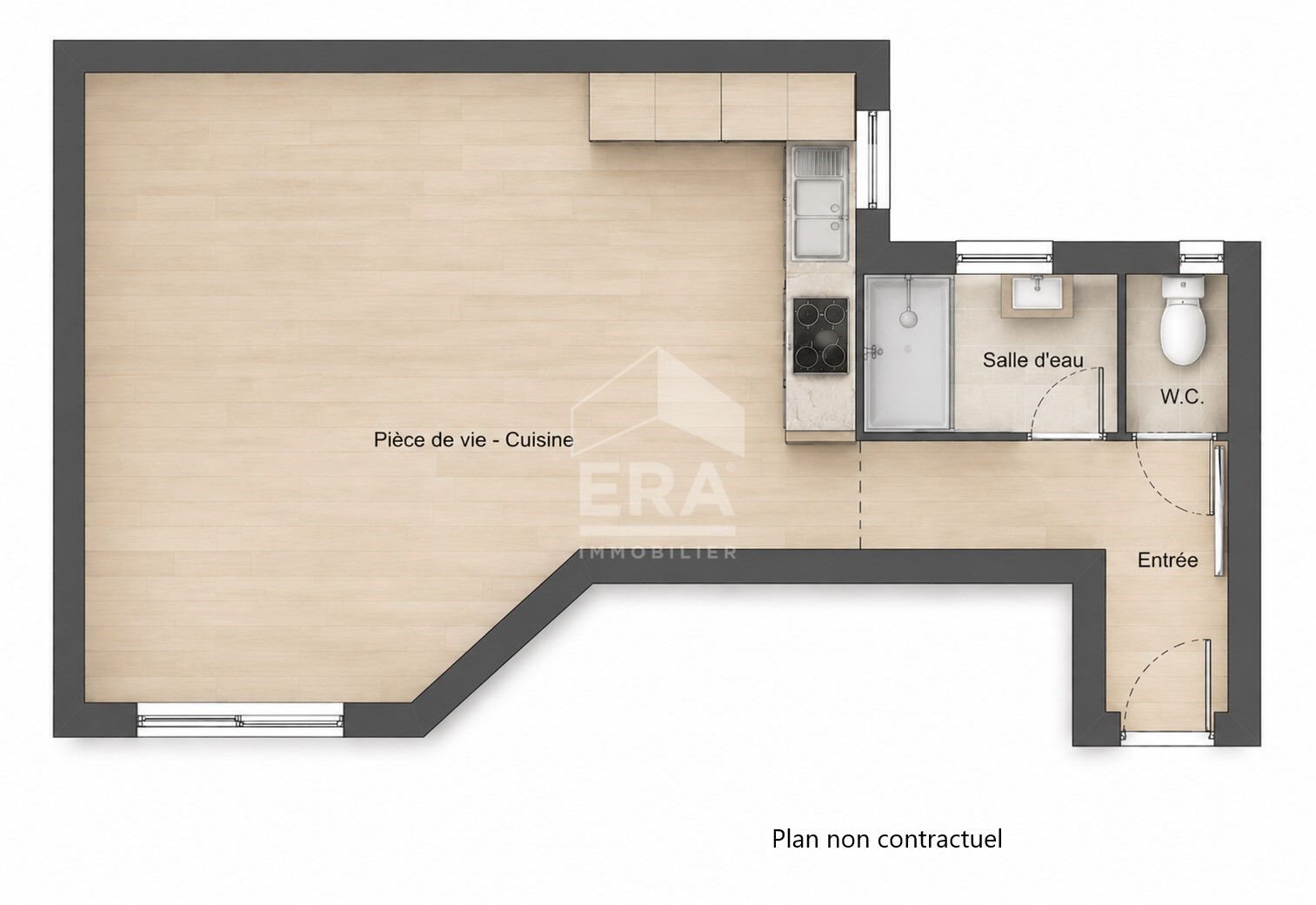 Appartement à vendre, 25m², Levallois-Perret