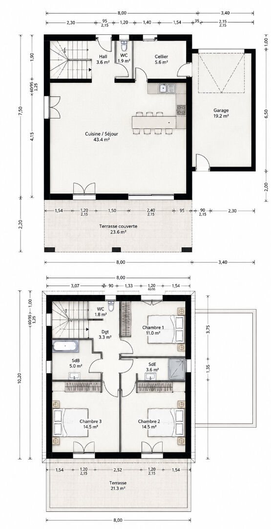 Maison à vendre, 110m², Bastia