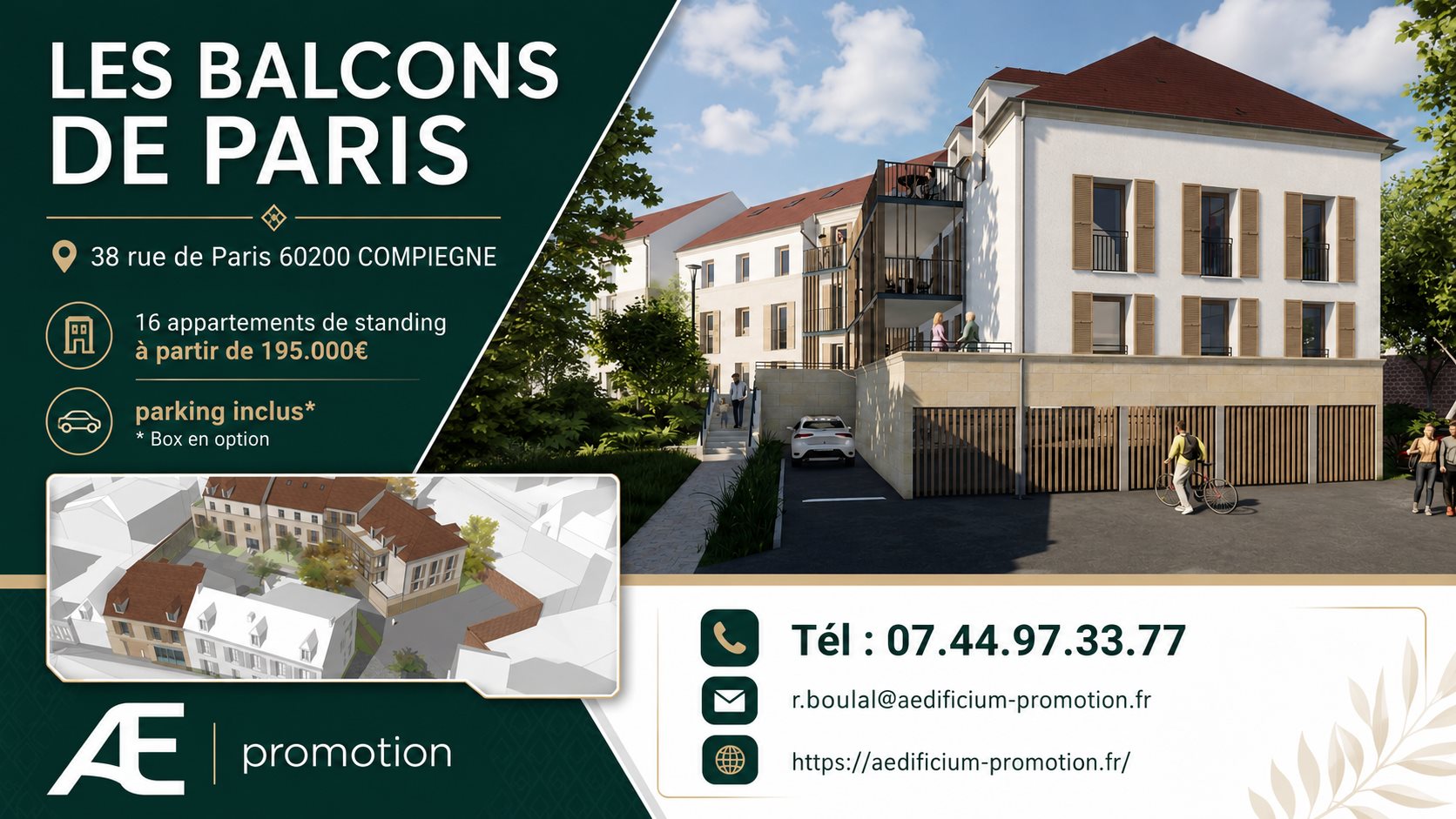 Appartement à vendre, 100m², Compiègne