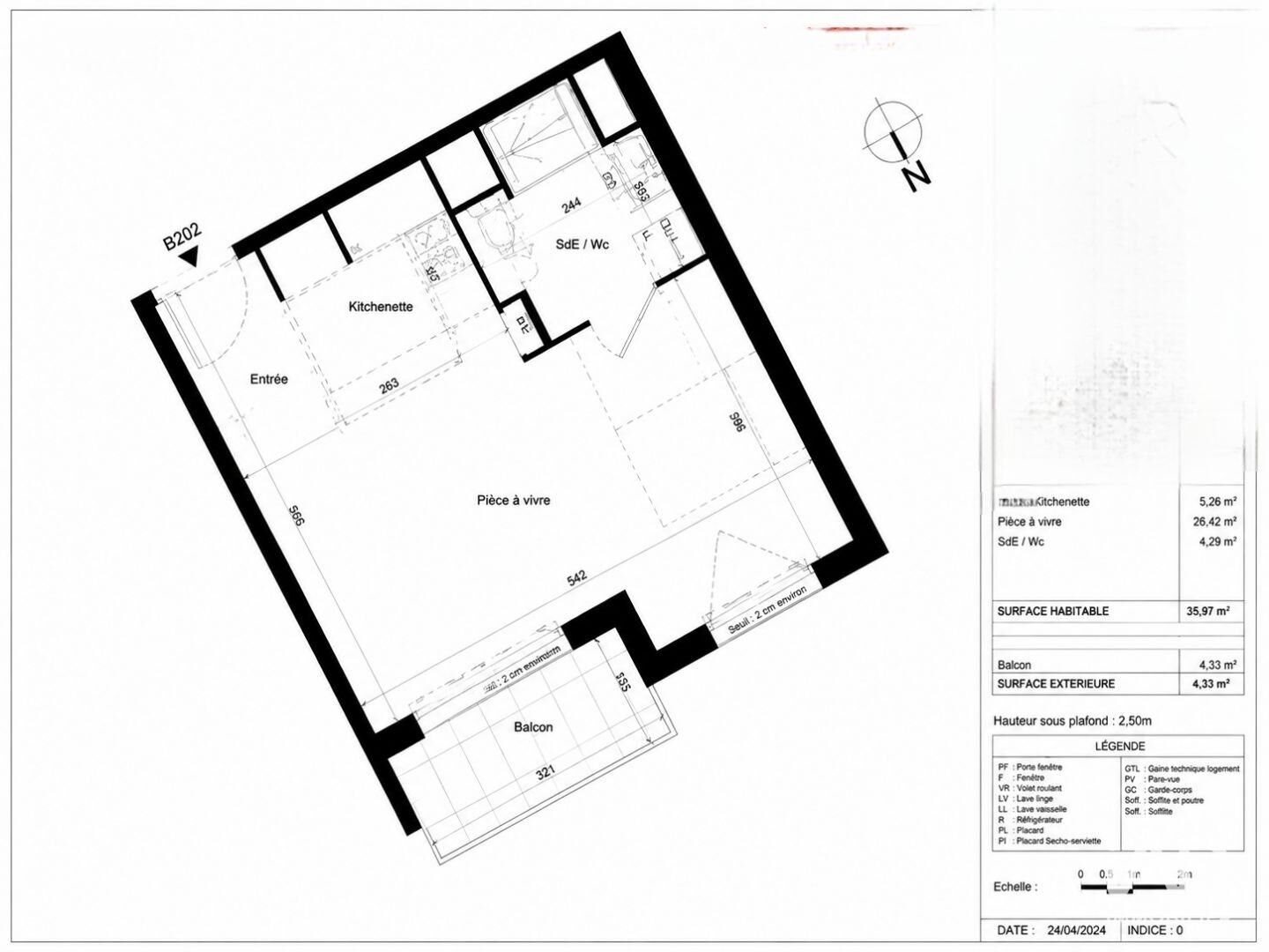 Appartement à vendre, 31m², Roissy-en-Brie