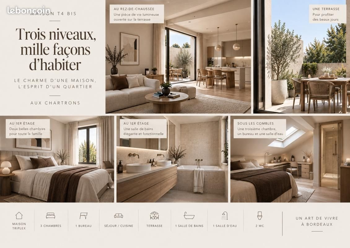 Maison à vendre, 97m², Bordeaux