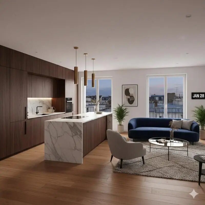 Appartement à vendre, 66m², Issy-les-Moulineaux