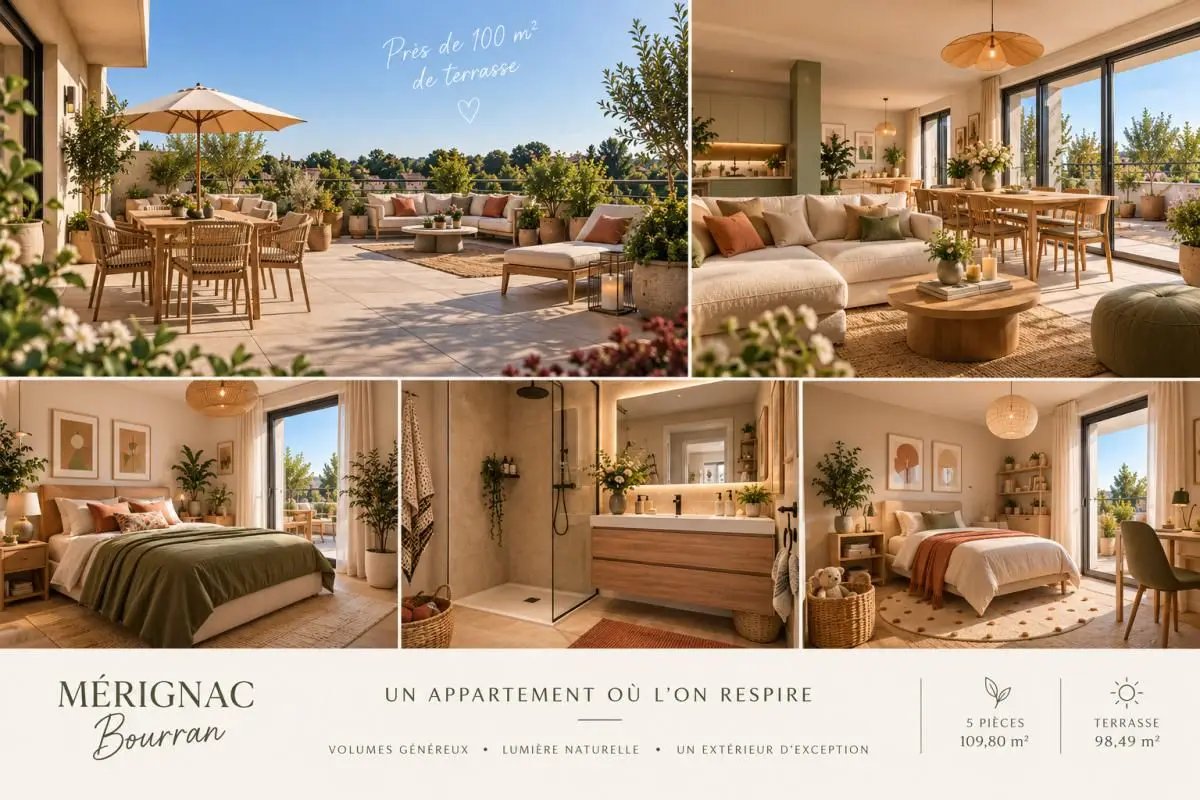 Appartement à vendre, 110m², Mérignac