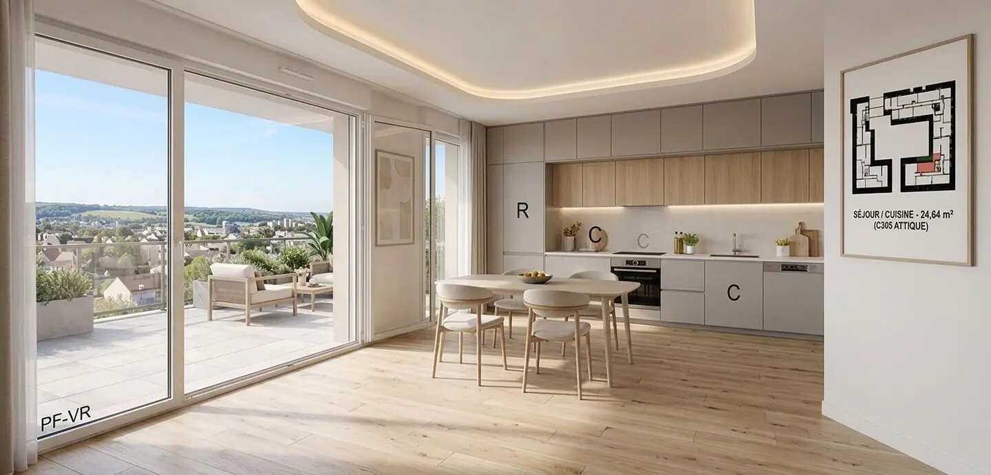 Appartement à vendre, 60m², Andrésy