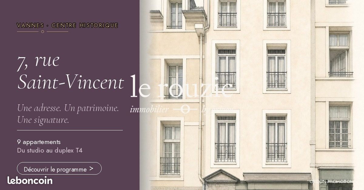 Appartement à vendre, 33m², Vannes