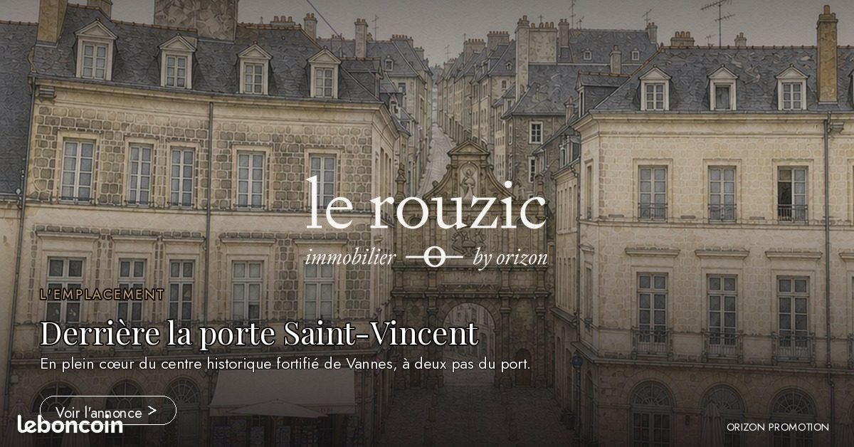 Appartement à vendre, 33m², Vannes