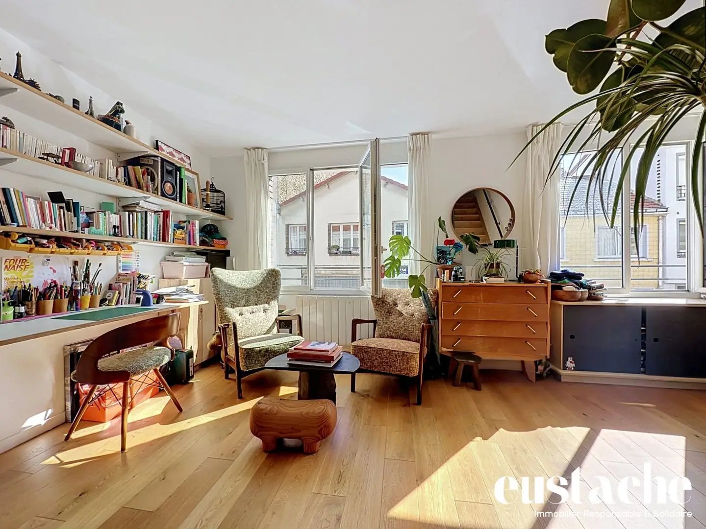 Appartement à vendre, 57m², Paris 19ème