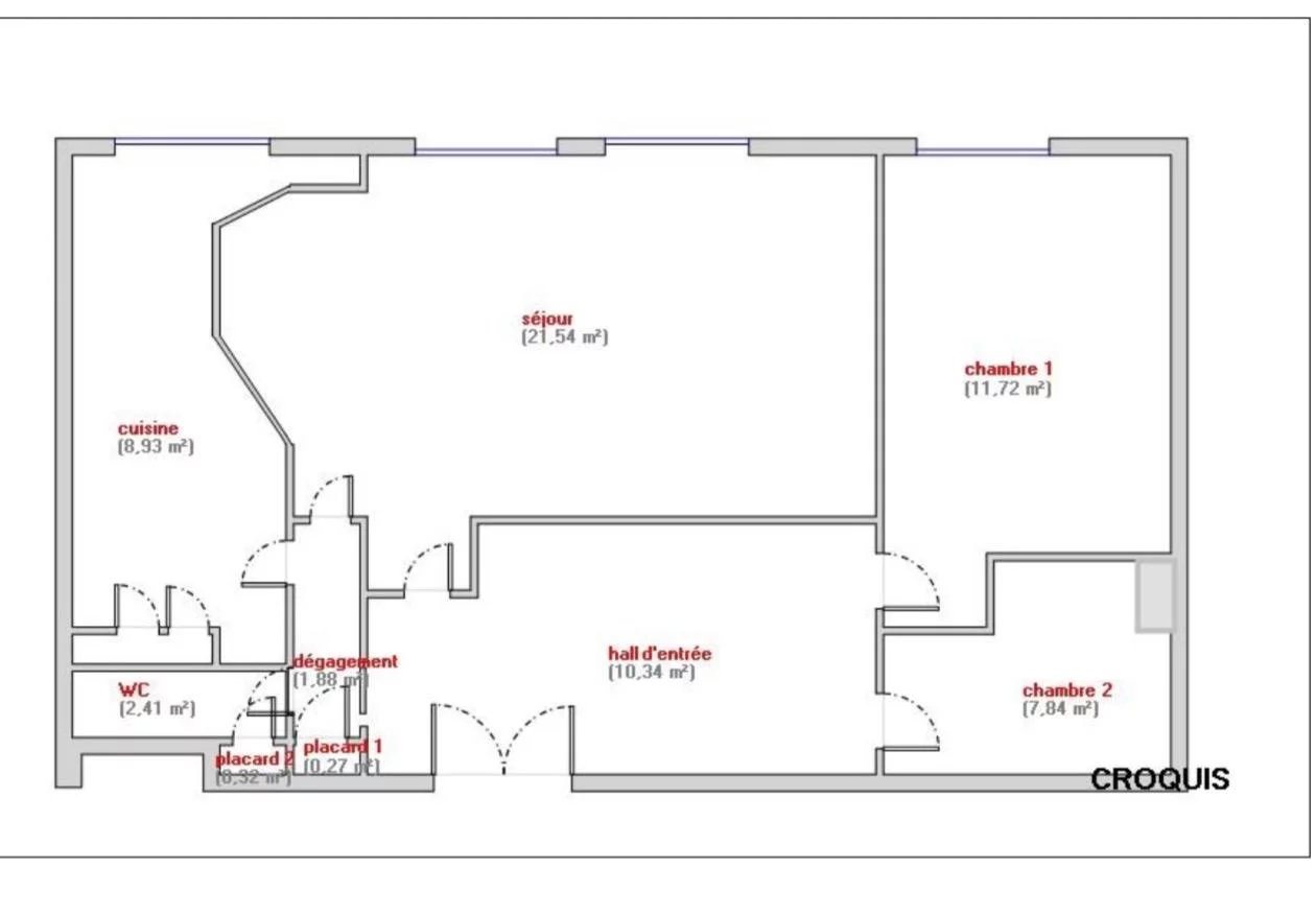 Appartement à vendre, 65m², Nice
