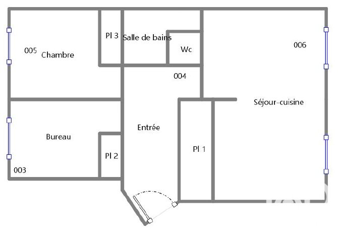 Appartement à vendre, 53m², Brest