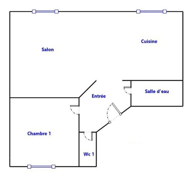 Appartement à vendre, 45m², Brest
