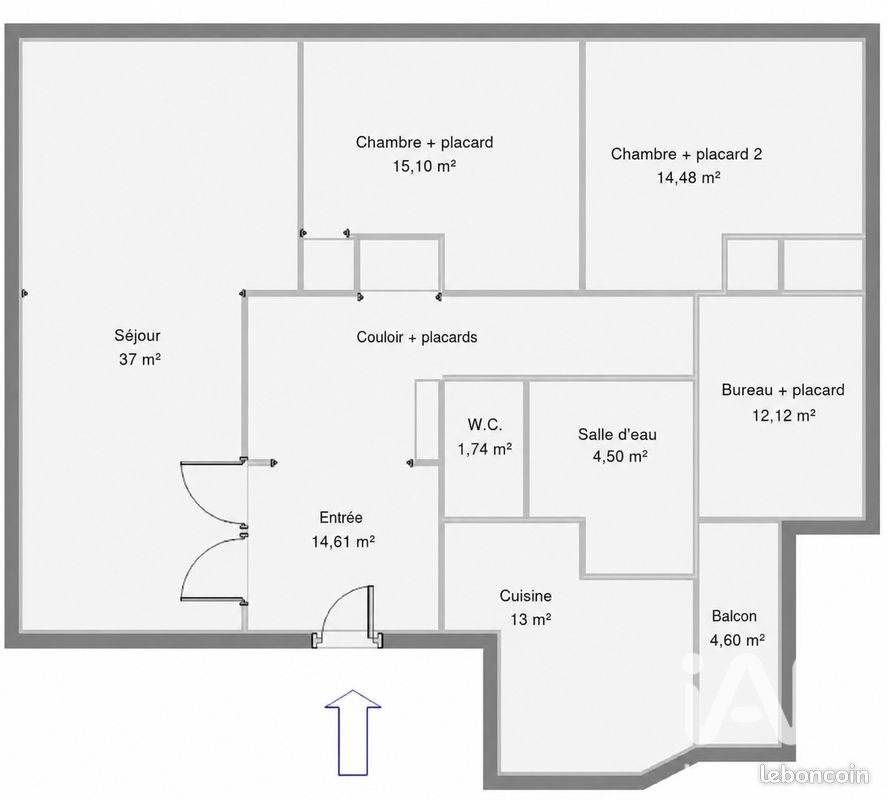 Appartement à vendre, 113m², Nantes