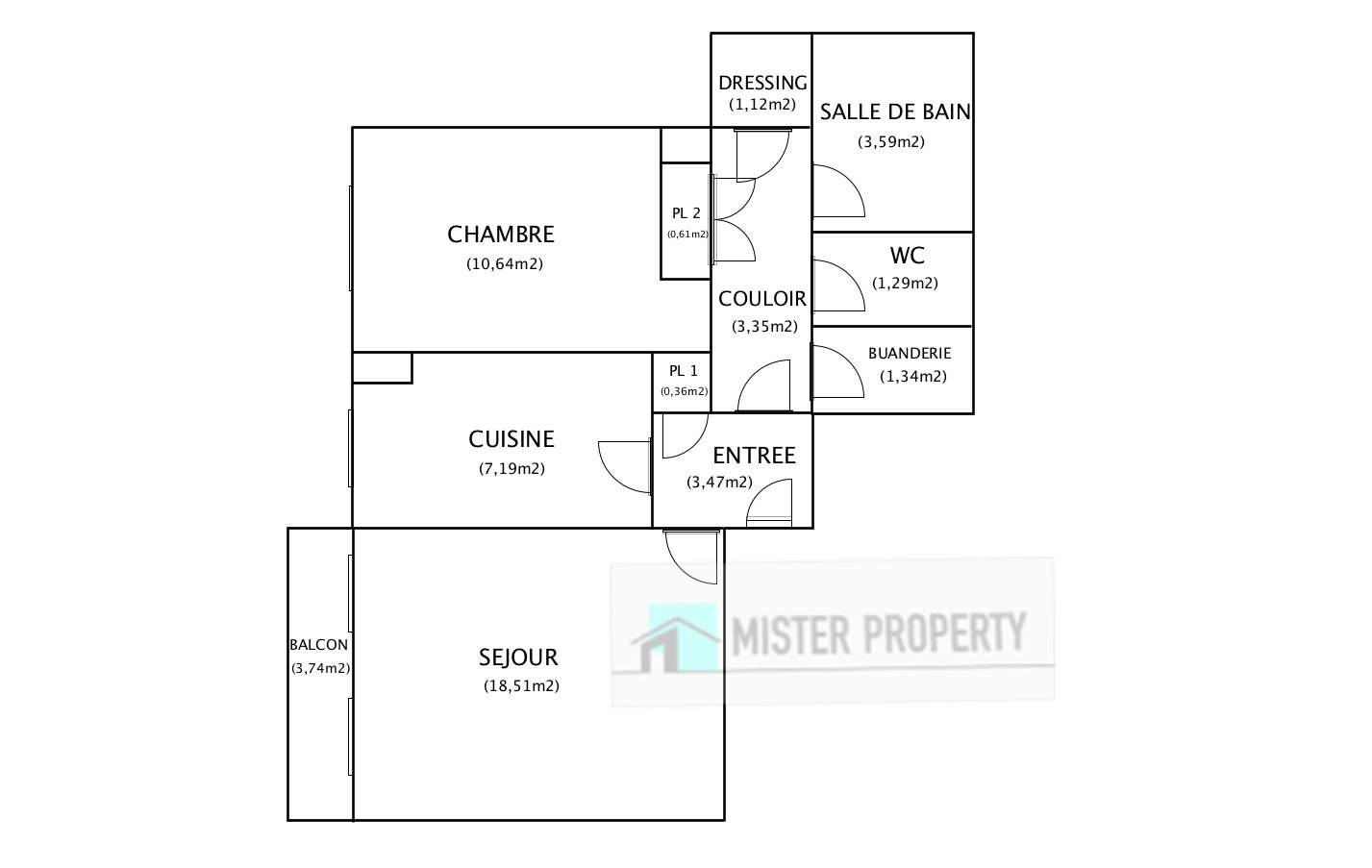 Maison à vendre, 51m², Rueil-Malmaison
