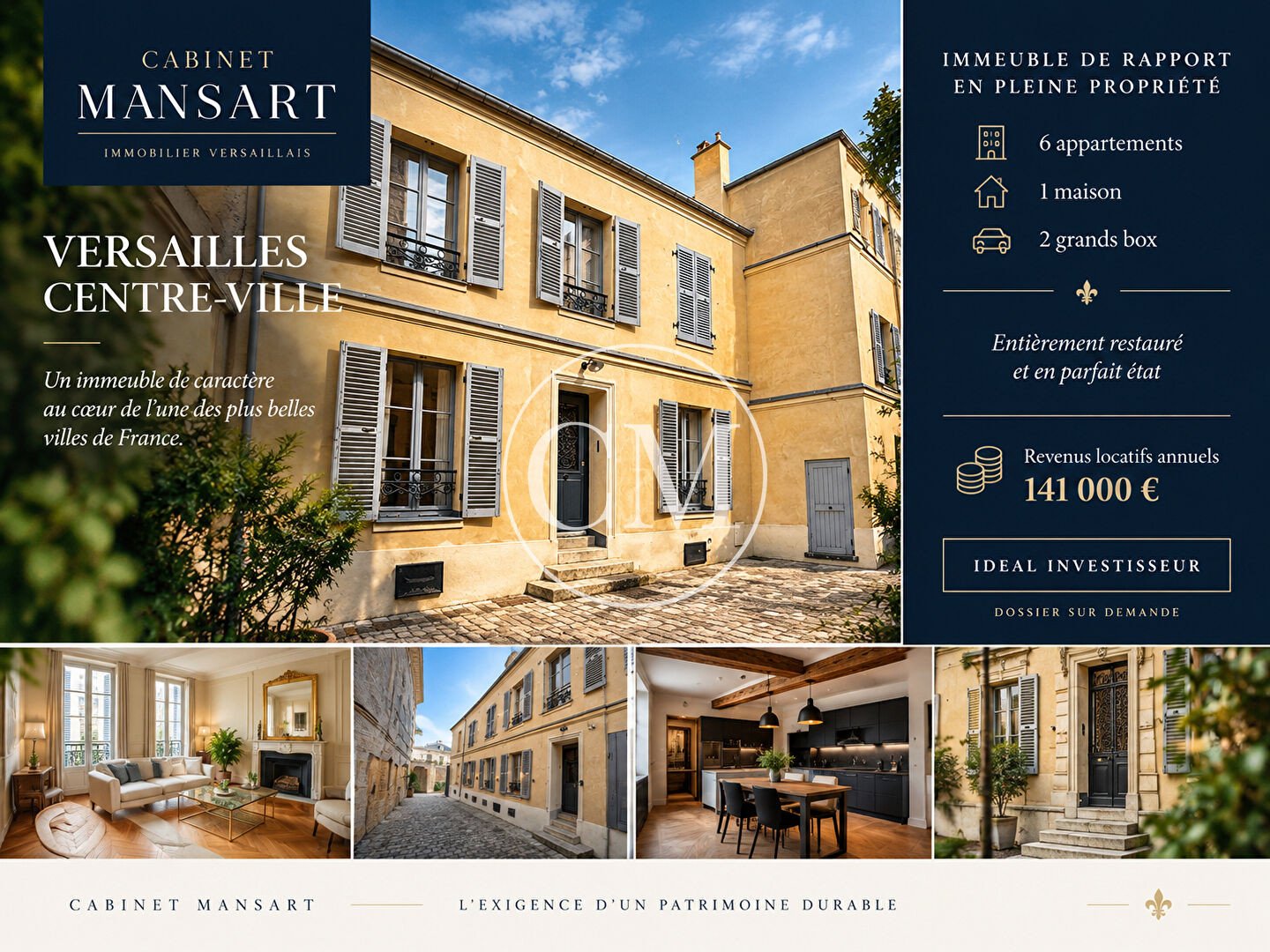 Appartement à vendre, 529m², Versailles