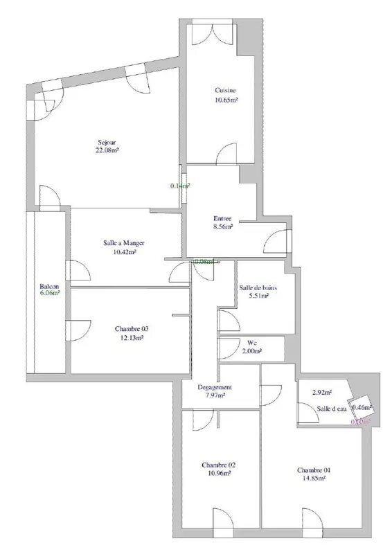 Appartement à louer, 108m², Rueil-Malmaison