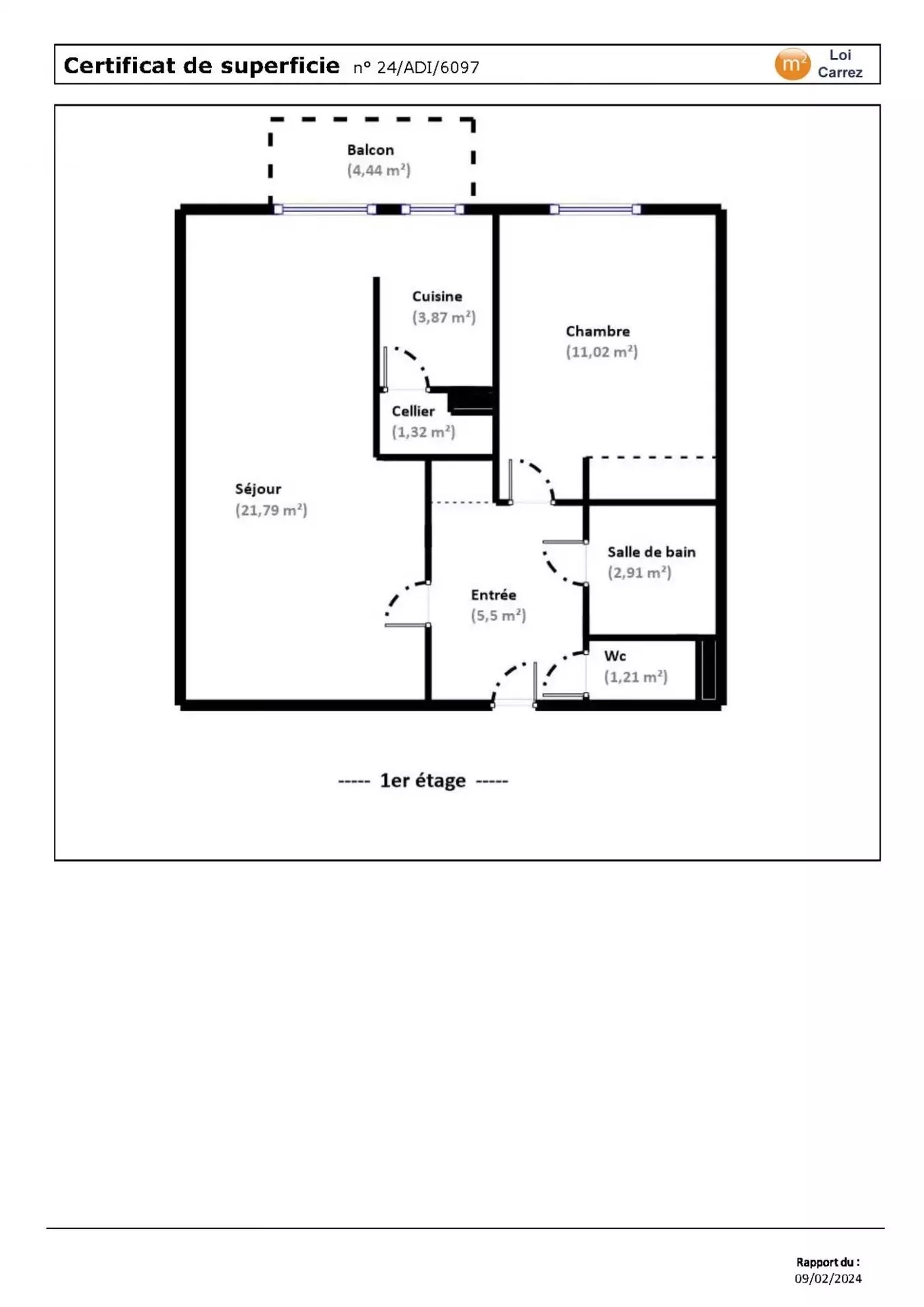 Appartement à vendre, 47m², Chelles