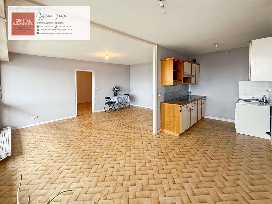 Appartement à vendre, 52m², Metz