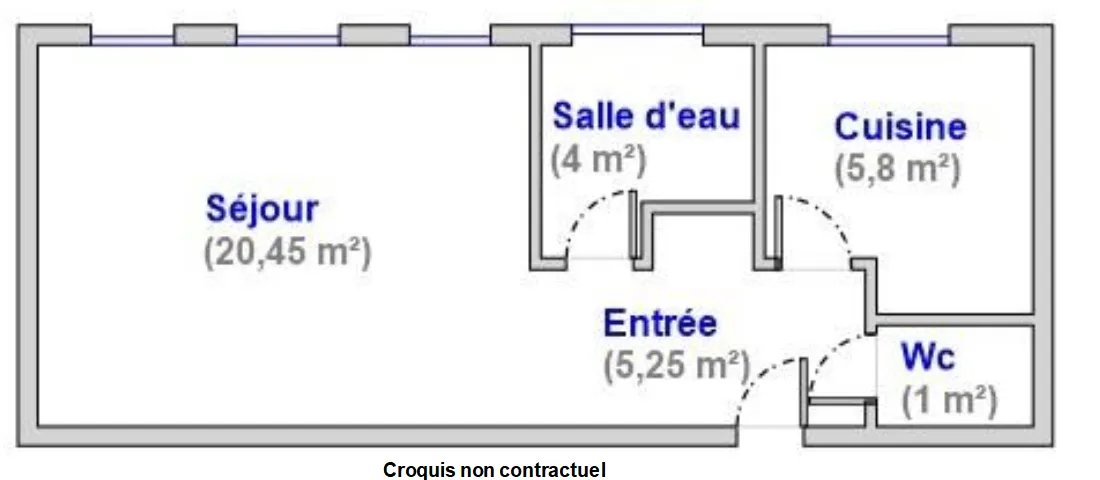 Appartement à vendre, 36m², Courbevoie